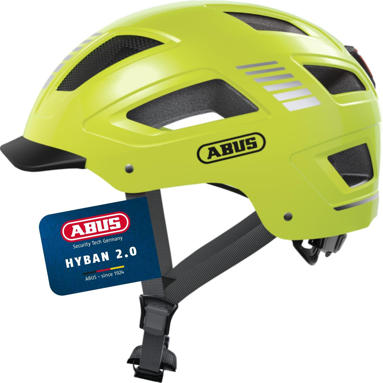 ABUS Stadthelm Hyban 2.0 - Fahrradhelm Mit Rücklicht, Abs-Hartschale, Guter Passform - Für Damen Und Herren