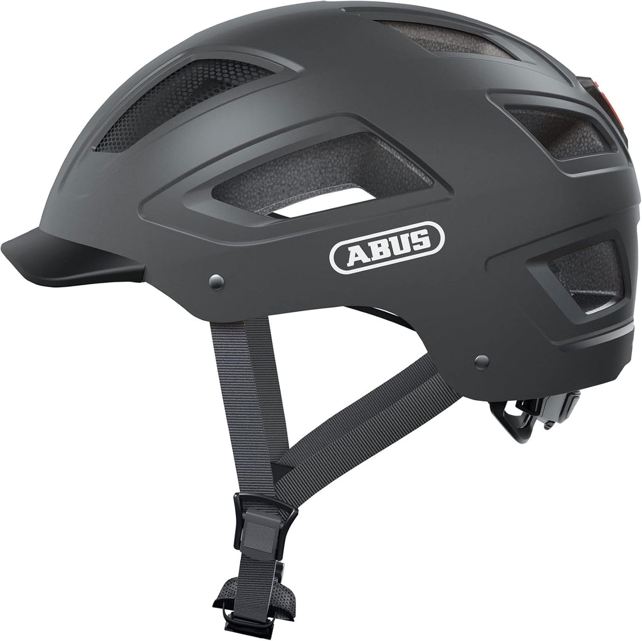 ABUS Stadthelm Hyban 2.0 - Fahrradhelm Mit Rücklicht, Abs-Hartschale, Guter Passform - Für Damen Und Herren