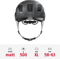 Thumbnail for ABUS Stadthelm Hyban 2.0 - Fahrradhelm Mit Rücklicht, Abs-Hartschale, Guter Passform - Für Damen Und Herren