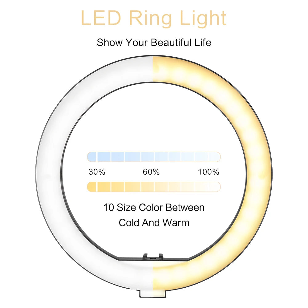 10 tommer ring light - Stort & Småt