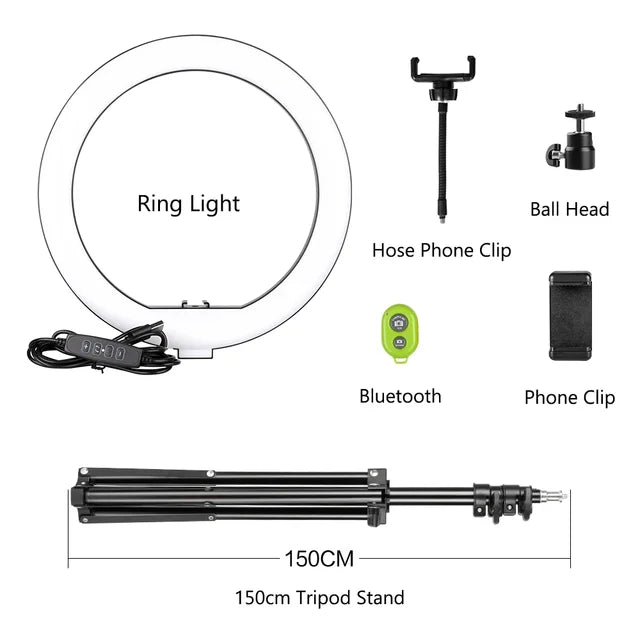 10 tommer ring light - Stort & Småt