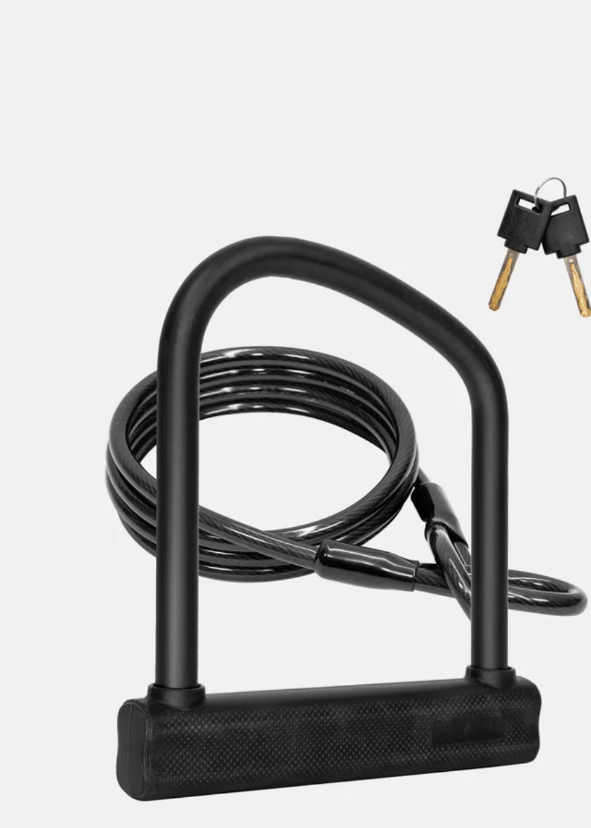 U-Lås med wire kabel