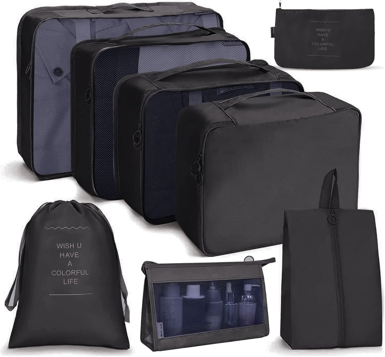 Kuffert Organizer Set 8 dele