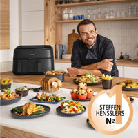 Thumbnail for Philips Dual Basket Airfryer 3000-Serie, 9L