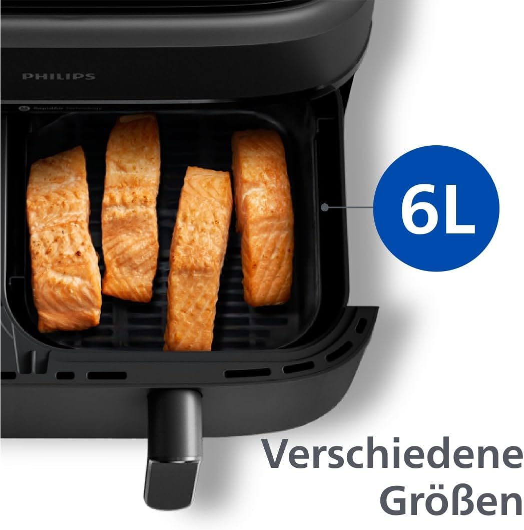 Philips Dual Basket Airfryer 3000-Serie, 9L