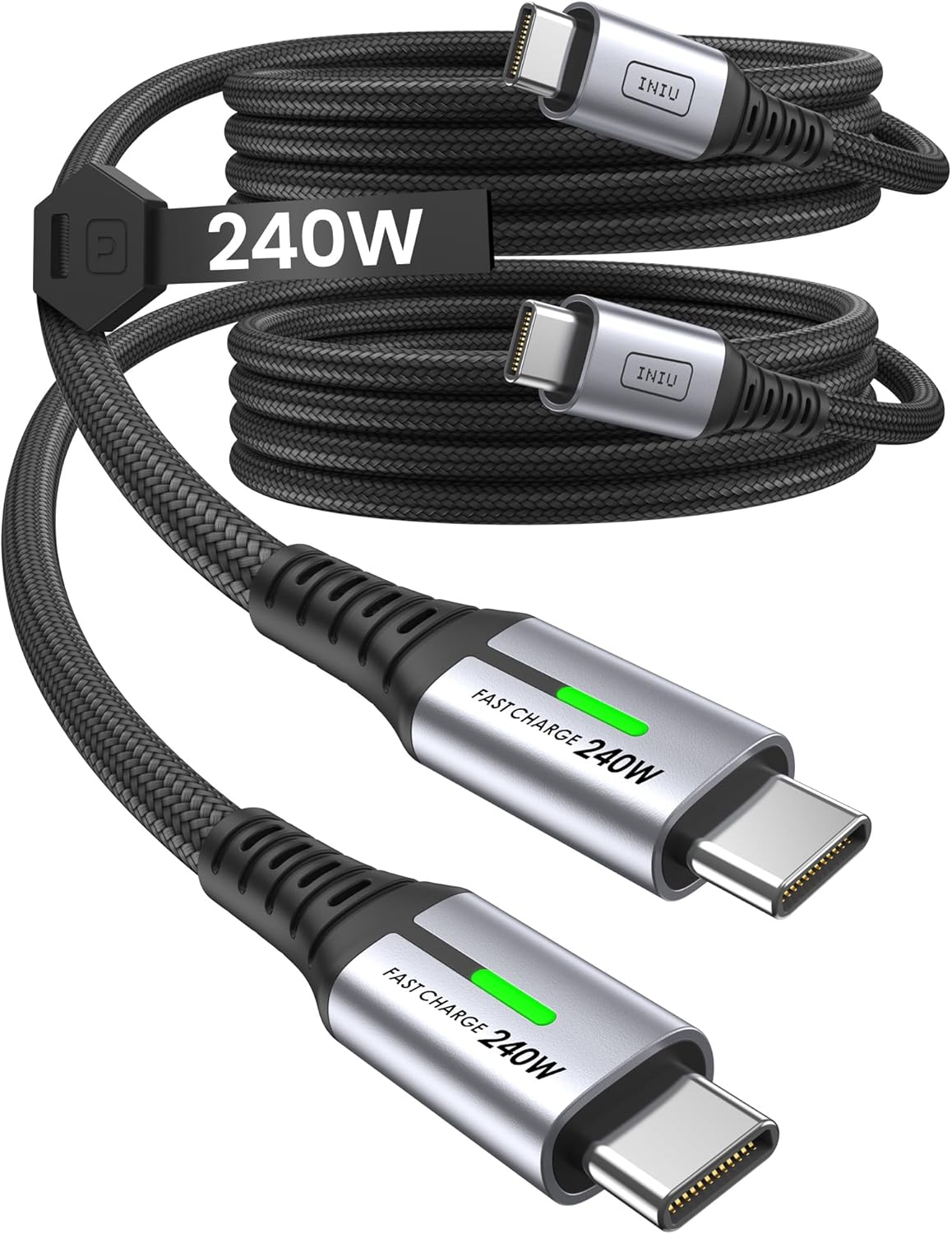 USB-C Kabel, 2-pak 2M