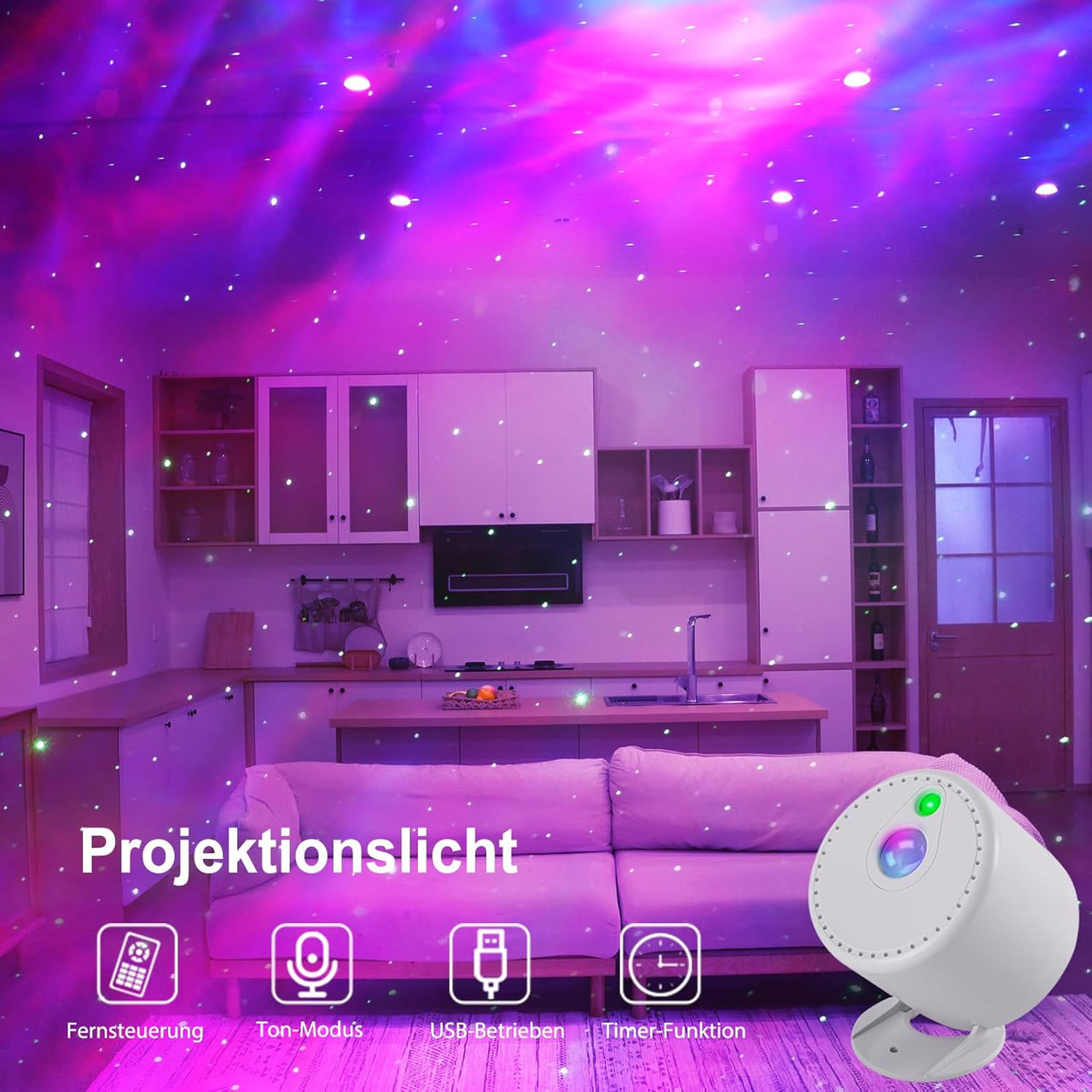 LED Stjernehimmel Projektor 