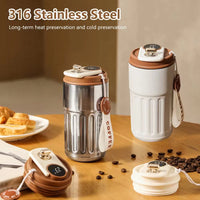 Thumbnail for Smart Thermos Bottle LED Temperature Display Coffee Cup 316 Stainless Steel Tumbler Mug Portable Vacuum Flasks Thermoses