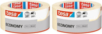 Thumbnail for Tesa Malerband ECONOMY - Vielseitiges Klebeband Für Malerarbeiten Ohne Lösungsmittel - Bis Zu 4 Tage Nach Gebrauch Rückstandslos Entfernbar, 50 M X 50 Mm (Packung Mit 2)