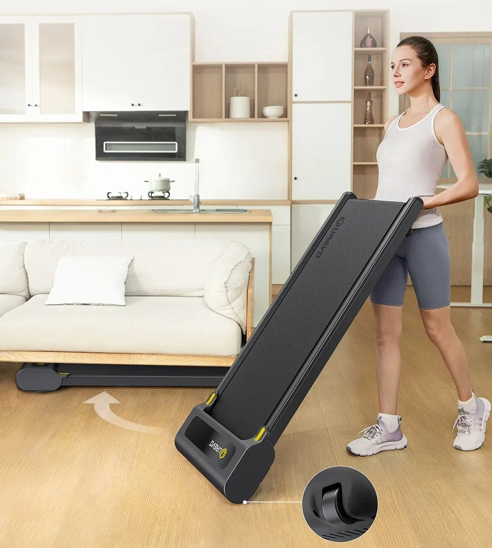 UREVO E3S Walking Treadmill with Incline Quiet 2.25 HP Motor LED Display Remote Control 0.9-6.4 Kmph Speed 120Kg Weight Capacity