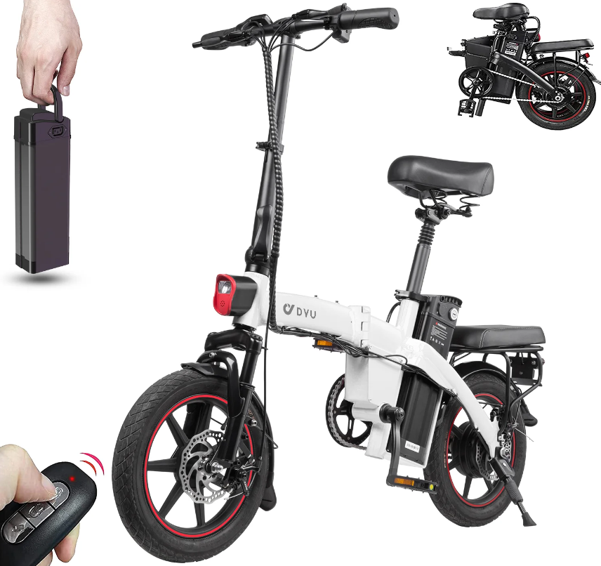 DYU A5 14'' Foldbar el-cykel