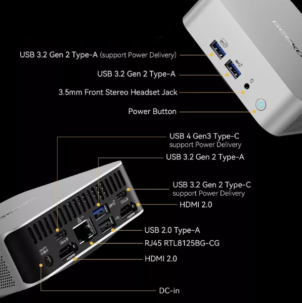 GEEKOM A8 Mini AI PC