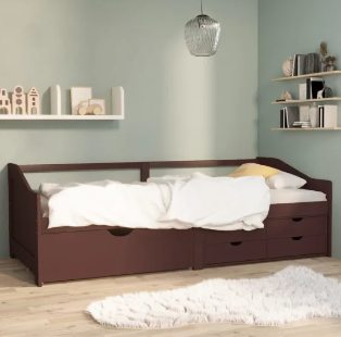 Day bed m. Skuffer 90x200