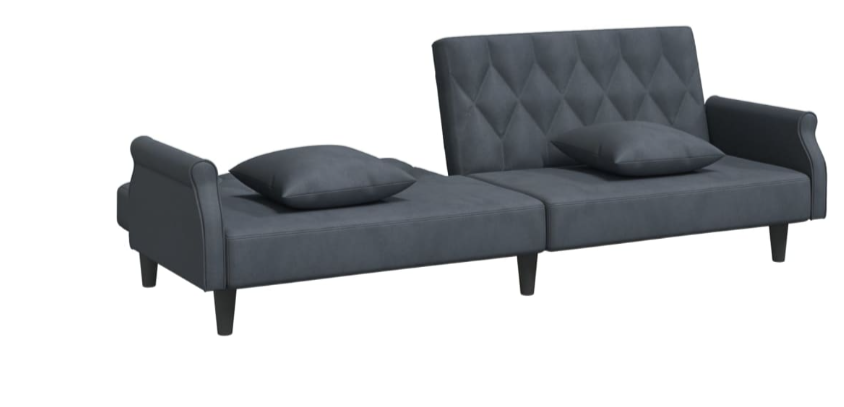 Classy sofa grå velvet