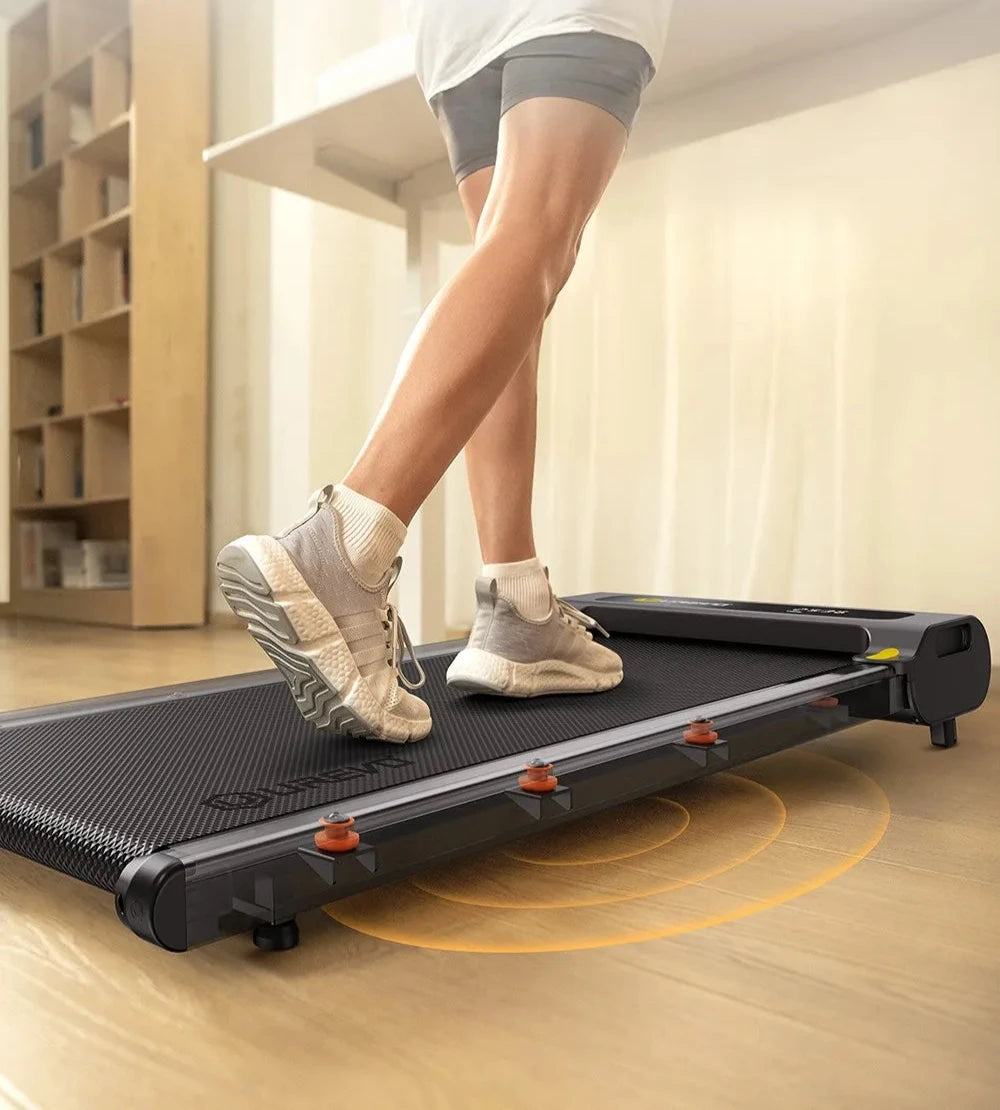 UREVO E3S Walking Treadmill with Incline Quiet 2.25 HP Motor LED Display Remote Control 0.9-6.4 Kmph Speed 120Kg Weight Capacity