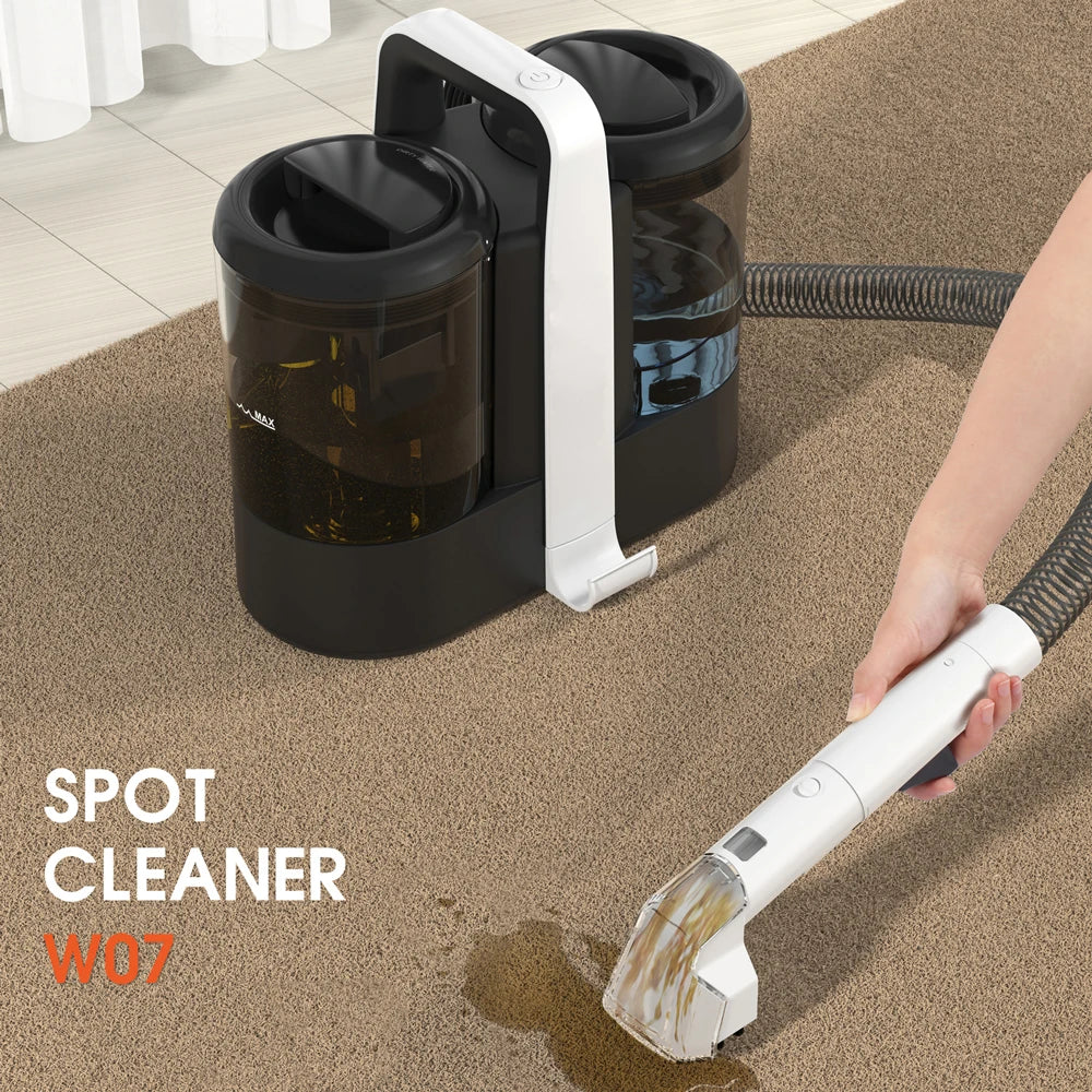 W07 Spot Cleaner 600W 15Kpa Handheld Carpet Cleaner for Sofa Curtain Spray Suction Integrated Machine Clean Machine