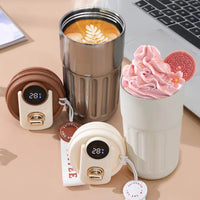 Thumbnail for Smart Thermos Bottle LED Temperature Display Coffee Cup 316 Stainless Steel Tumbler Mug Portable Vacuum Flasks Thermoses