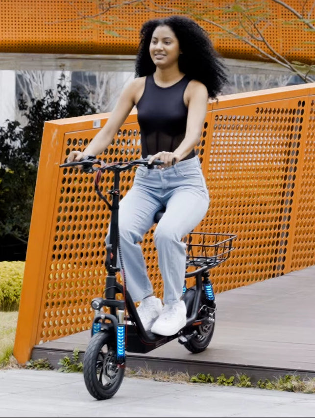 I12 Electrisk Scooter med kurv